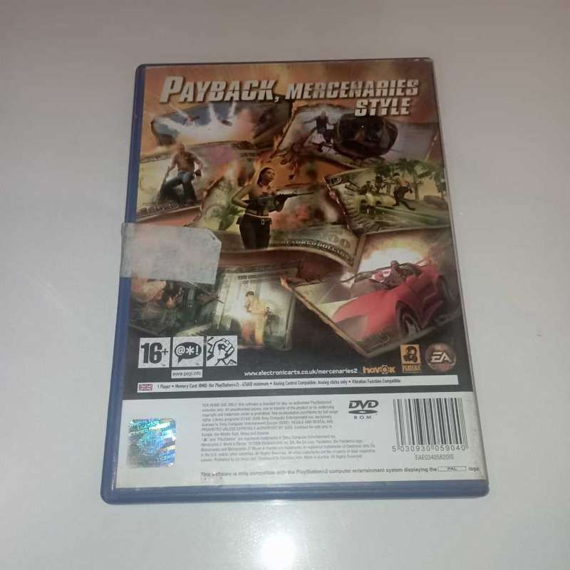 Mercenaries 2: World in Flames [PS2]  **CIB**